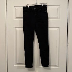 Black top shop jeans